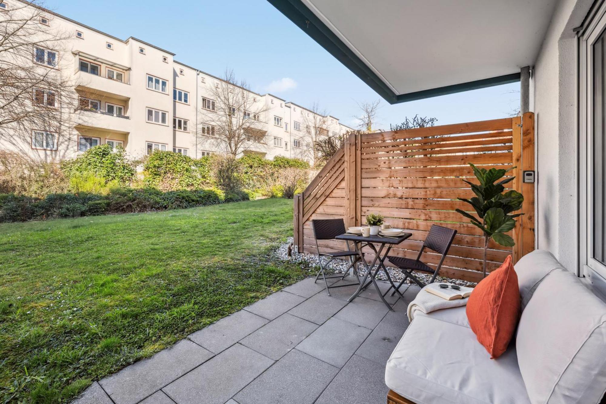 Traber Apartments Studio Kaffee Terrasse & Parken Leipzig Eksteriør bilde